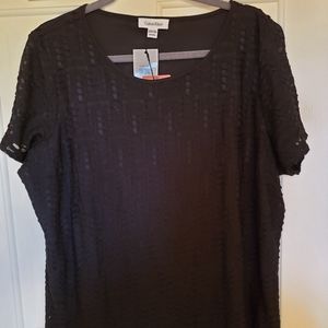 Calvin Klein jersey knit tee